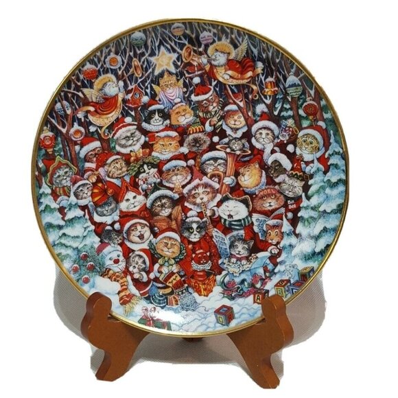 Santa Claws by Bill Bell Collector Plate Franklin Mint Limitd Edition Collector - Picture 4 of 7